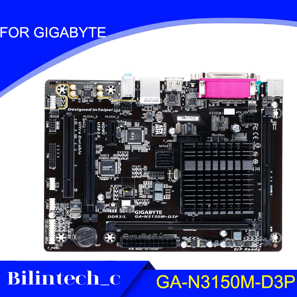 FOR GIGABYTE GA-N3150M-D3P DDR3 8G VGA+DVI-D Socket 478 Motherbroad Test ok
