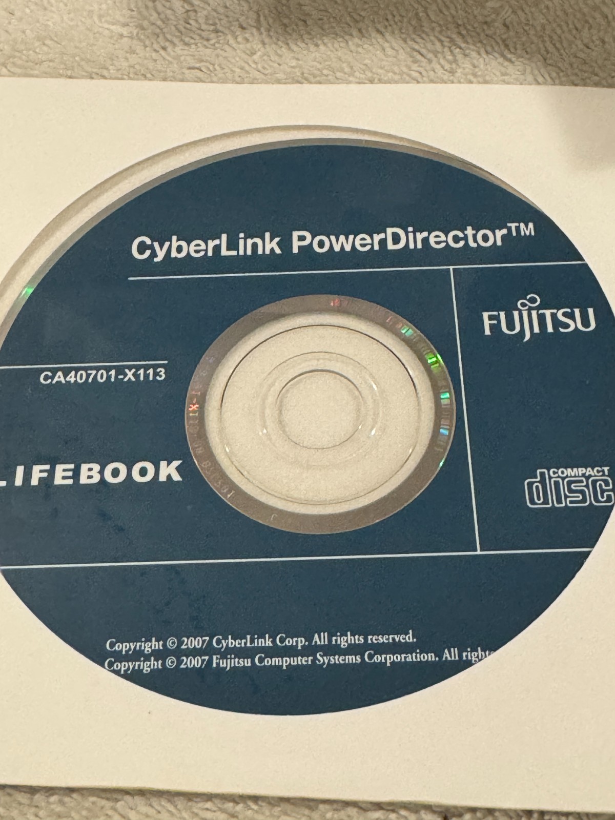 Fujitsu Lifebook Cyberlink PowerDirector  - NEW/SEALED