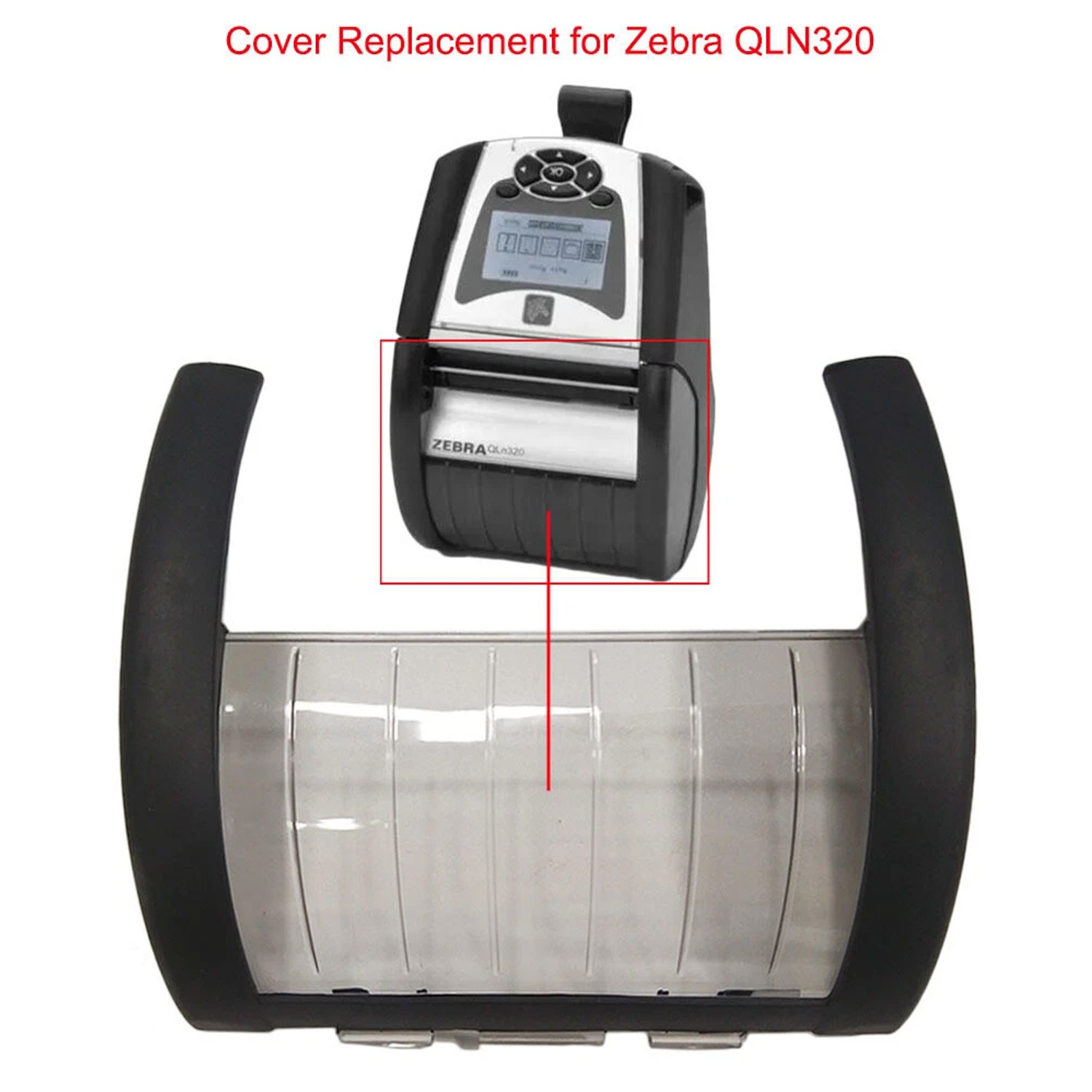 5pcs Label TPE Front Cover for Zebra QLN320 ZQ620 Mobile Printer