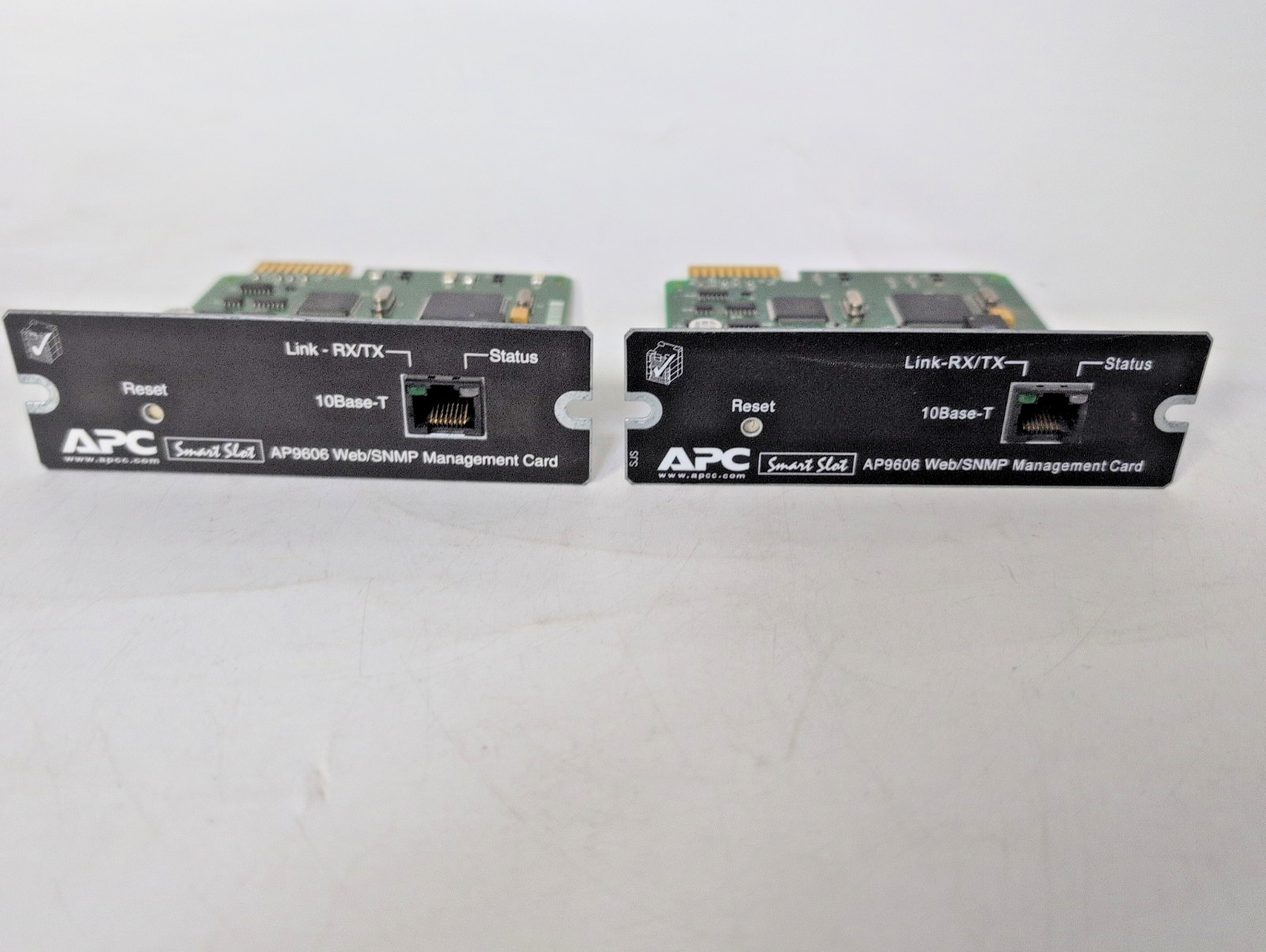 Lot of 2 APC Smart Slot AP9606 Web/SNMP Management Card