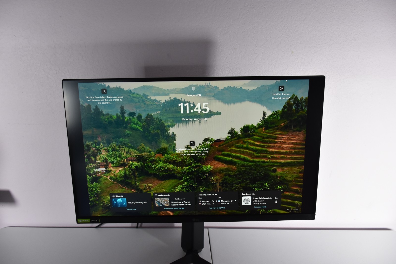 LG UltraGear 27GP83B-B 27” QHD Nano IPS Gaming Monitor G-SYNC - Monitor Only