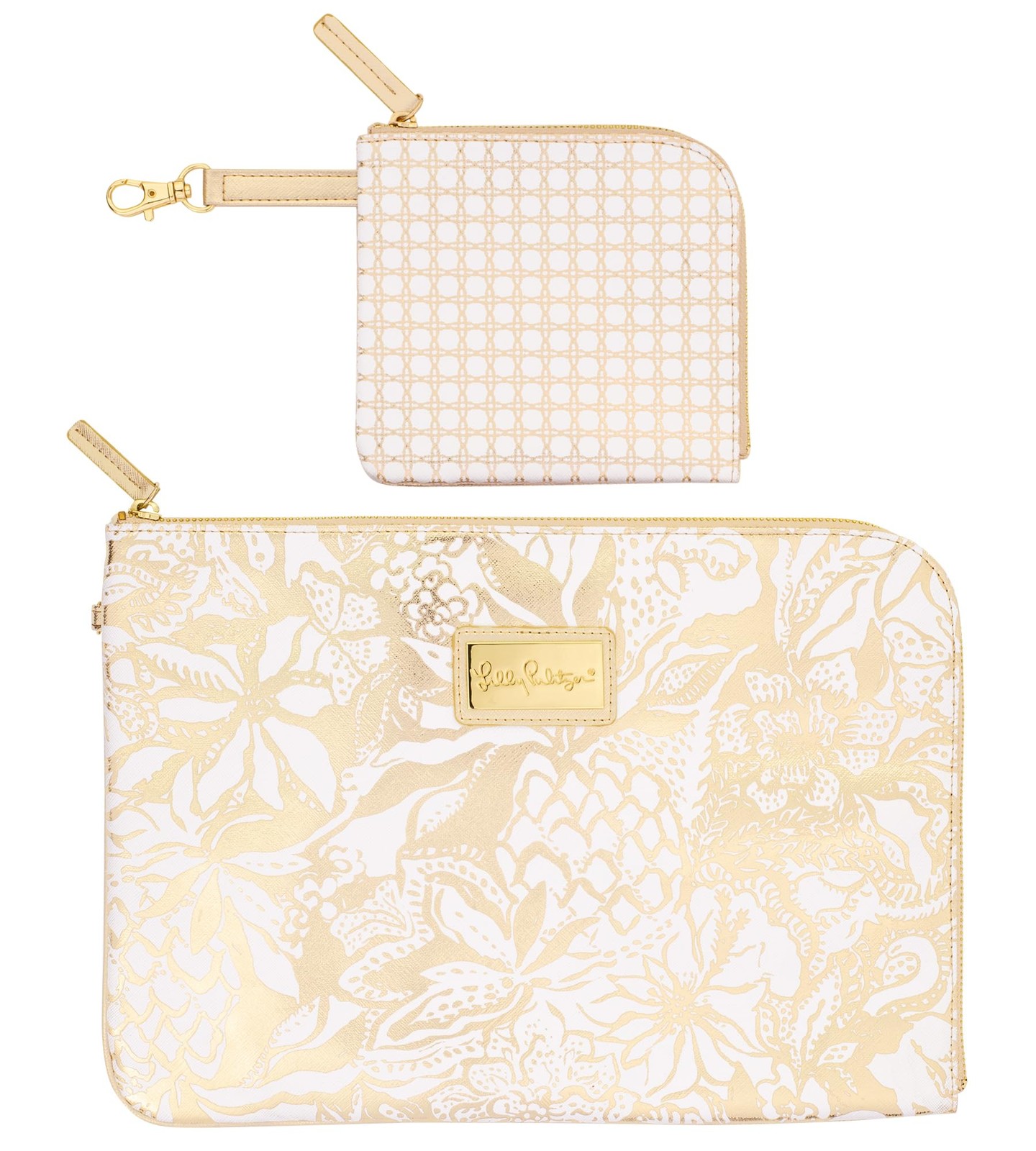 Padded Tech Sleeve with Small Zip Pouch for Accessories, Cute Laptop Case for...