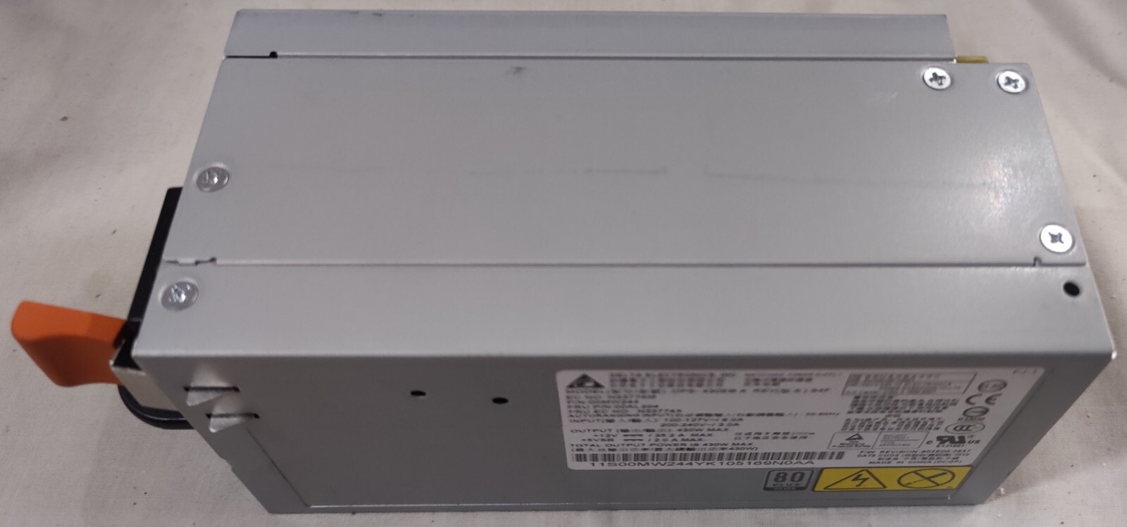 FOR Lenovo IBM DPS-430EB A 430W FRU: 00AL204 Module Power Supply