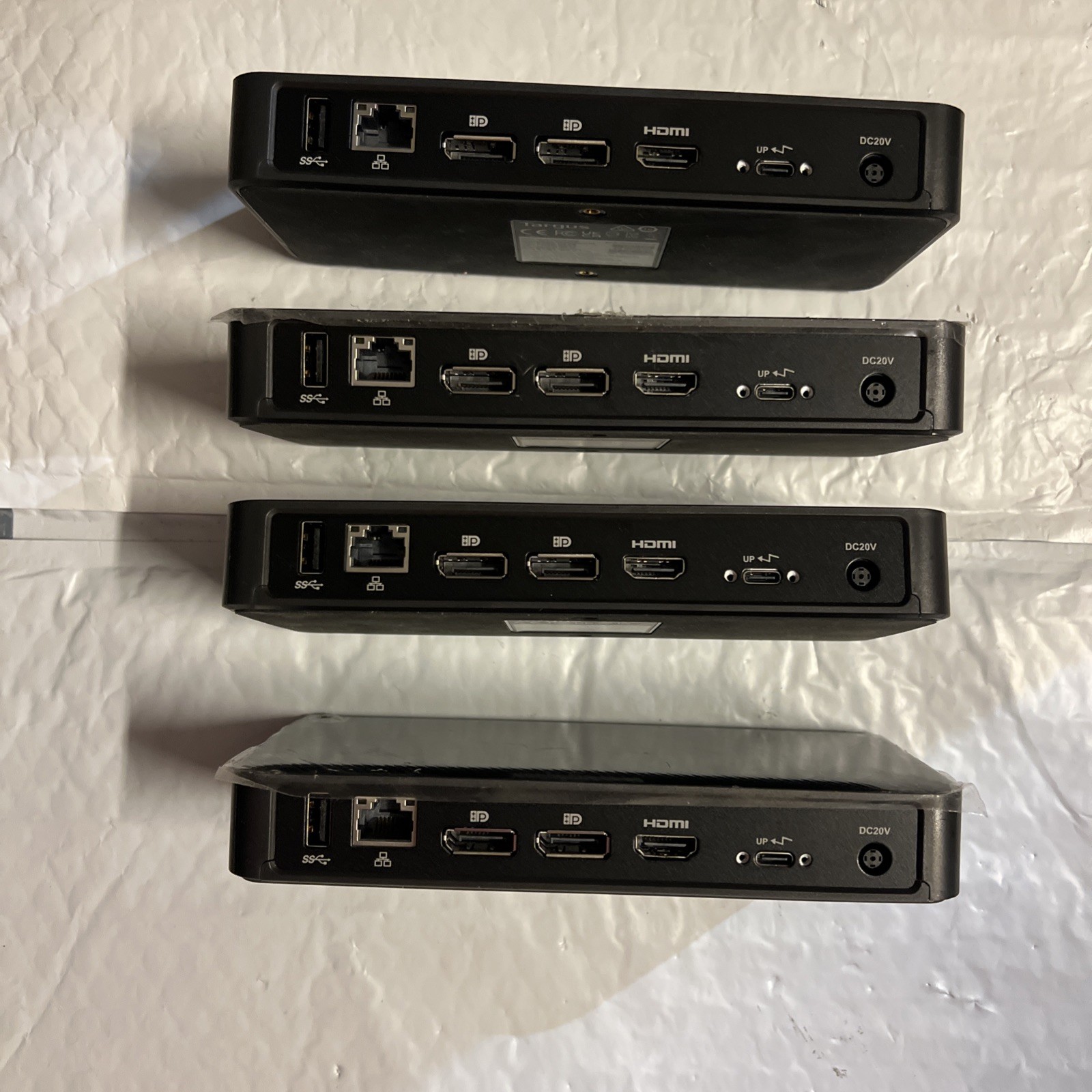 Lot Of 4 Targus USB-C DisplayPort Alt Mode Docking Station Without Adapter