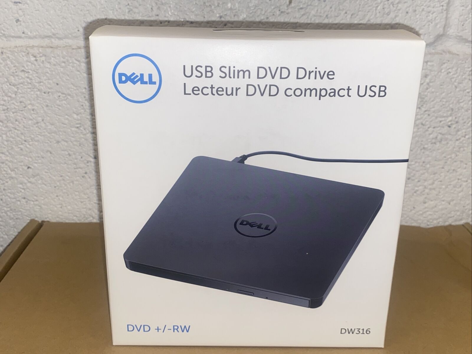 Lot of 14 - NEW - Dell - USB Slim DVD+/-RW Drive - Plug and Play - DW316 - Black
