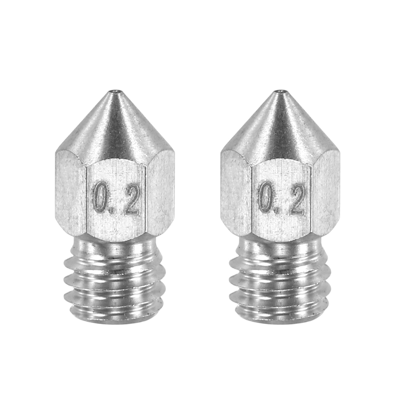 MK8 Nozzles 0.2mm 3D Printer Extruder Nozzle for 3mm Filament Pack of 2