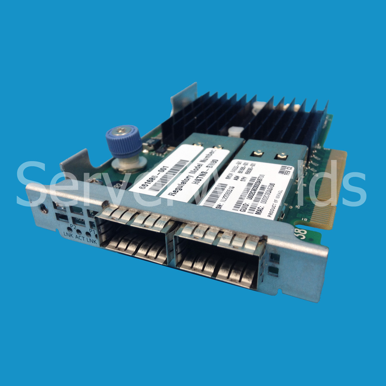 HP 656090-001 Infiniband 2-Port 10/40/GB HBA 649282-B21 661686-001