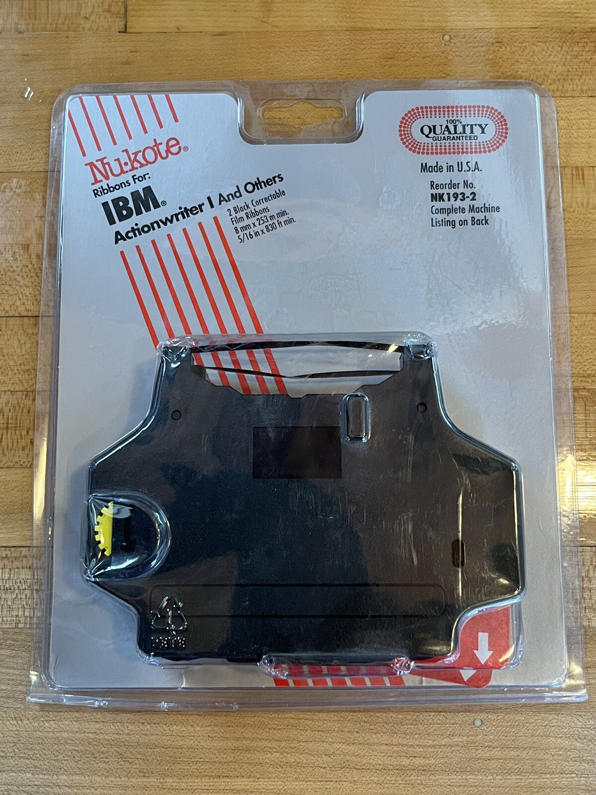 2 Nu-kote Ribbon IBM Actionwriter Adler-Royal, Royal Beta NK 193-2 Replacement