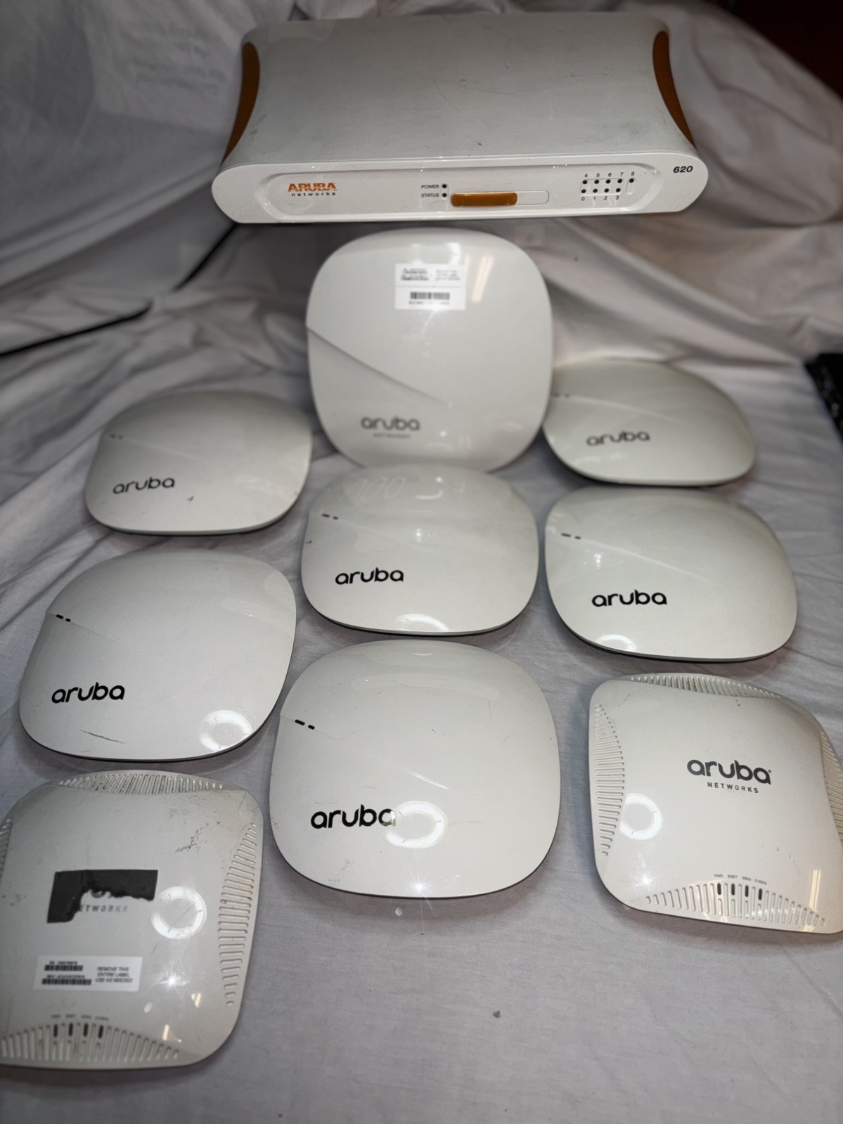 Aruba Network 9 Access Points 620-us Branch Controller iap-305 iap-315 205 point