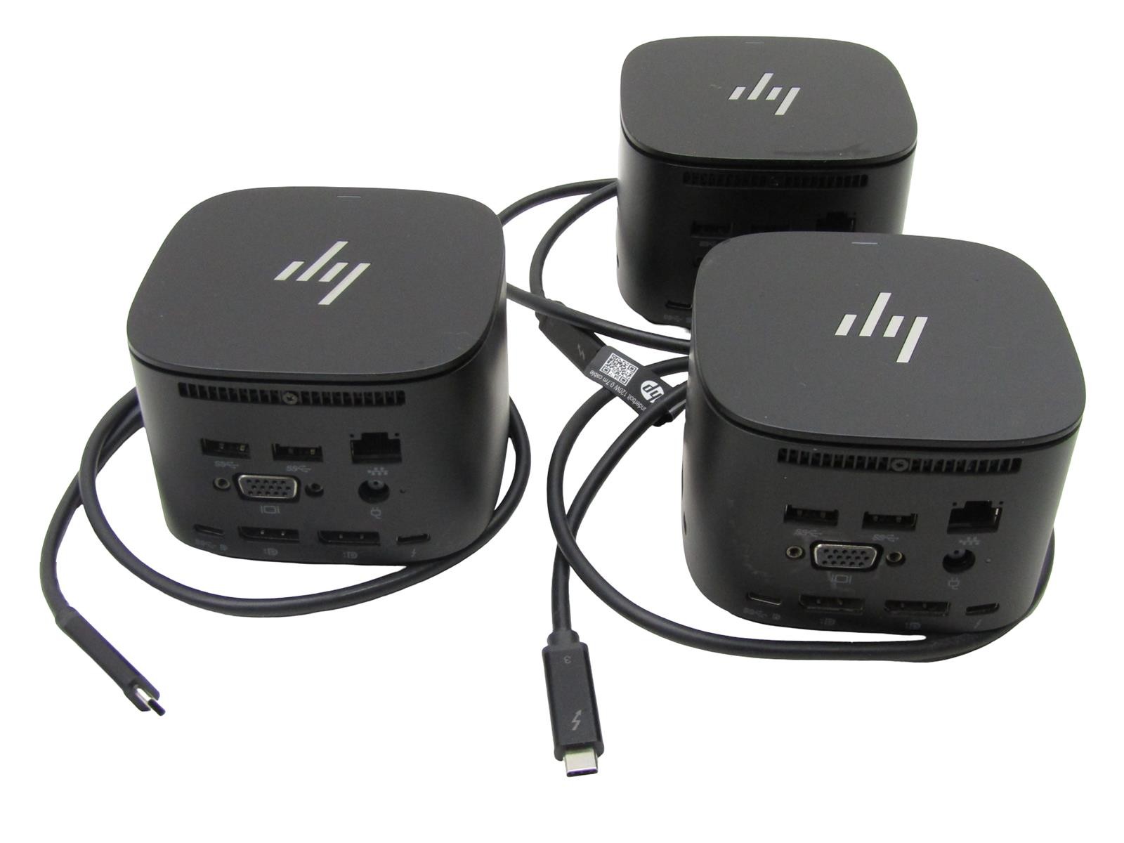 3x HP Thunderbolt Dock 120w G2 Thunderbolt 3 Docking Stations