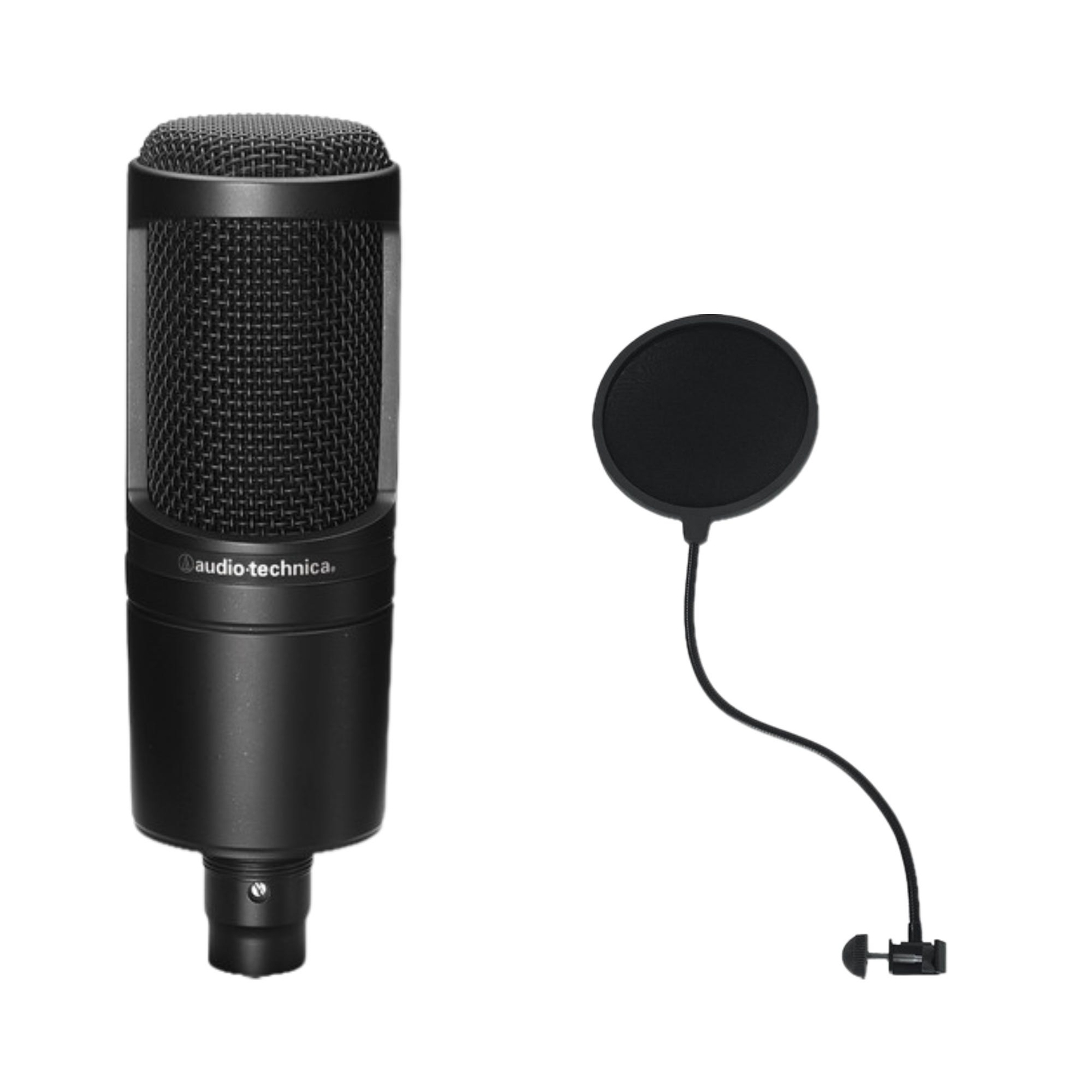 Audio-Technica AT2020 with Pop Filter