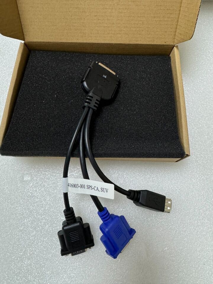HP 409496-001 416003-001 SPS-CA SUV UCS KVM Diagnostic Cable Adapter