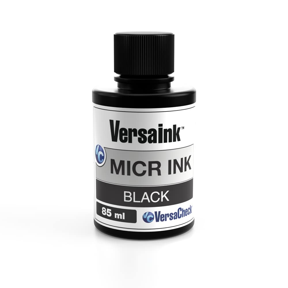 MICR Black Ink 85ml for Check Printers & Inkjets - Standard Signal
