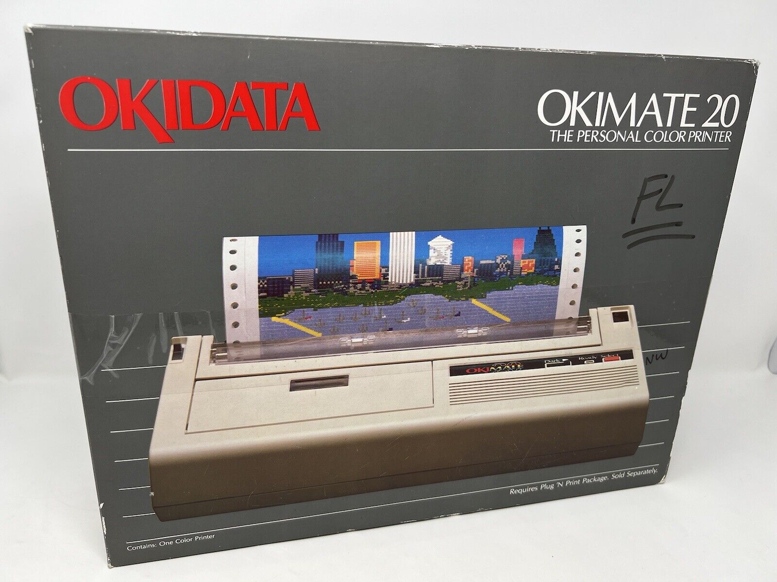 Vintage OKIMATE 20 COLOR PRINTER 1985 Commodore 64 EN3211 NEW Open Box Okidata