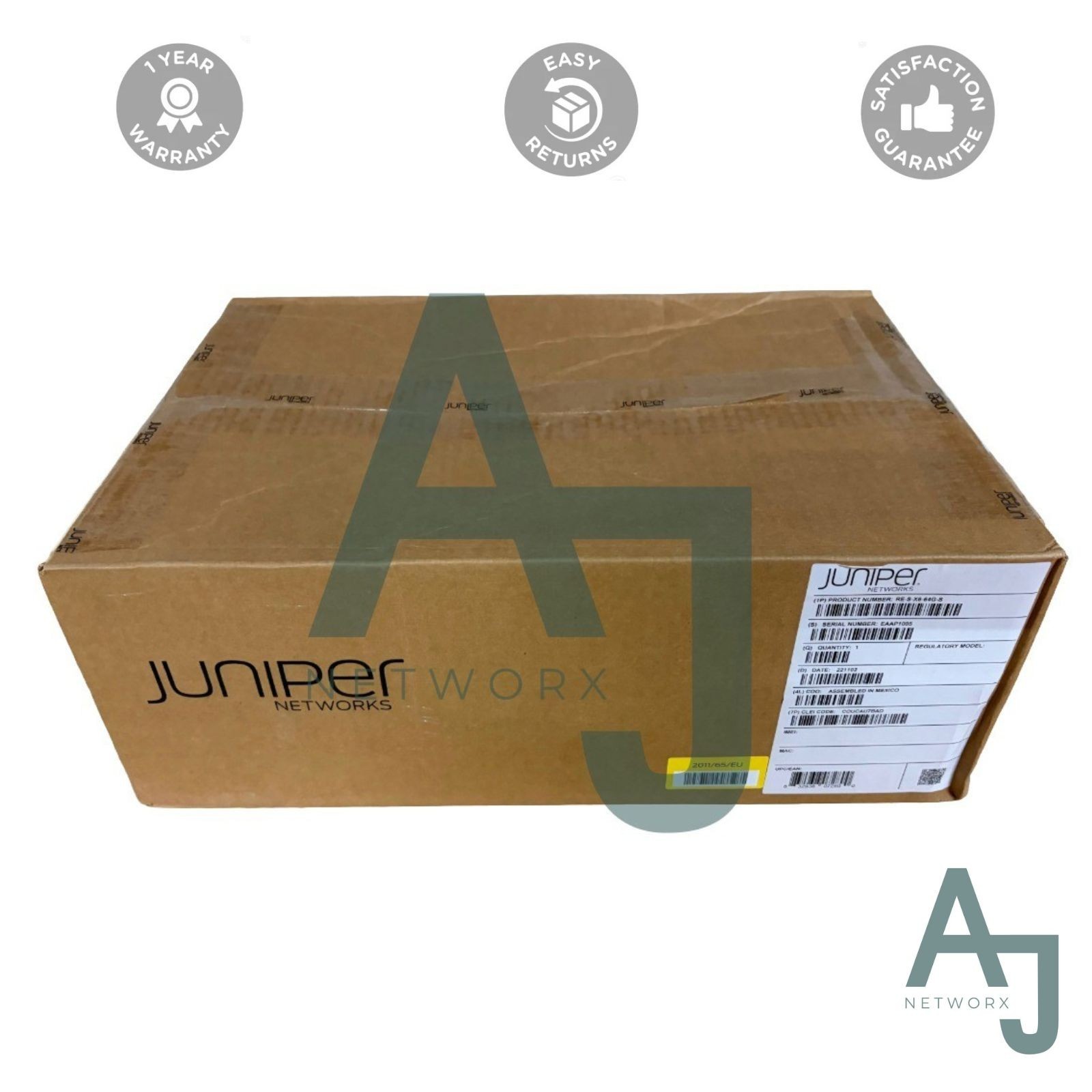 New Juniper  RE-S-X6-64G-S | MX Series Routing Engine, 6-core 2.0GHz/64GB RAM