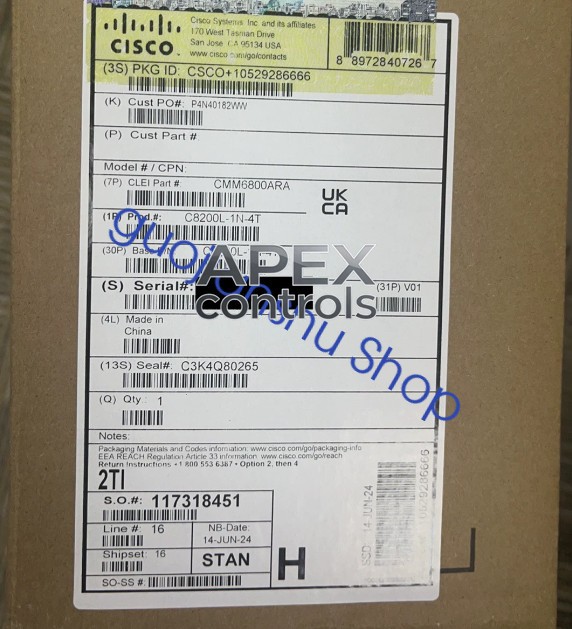 1PCS NEW Cisco Gigabit router C8200L-1N-4T Fast delivery Via Fedex/DHL