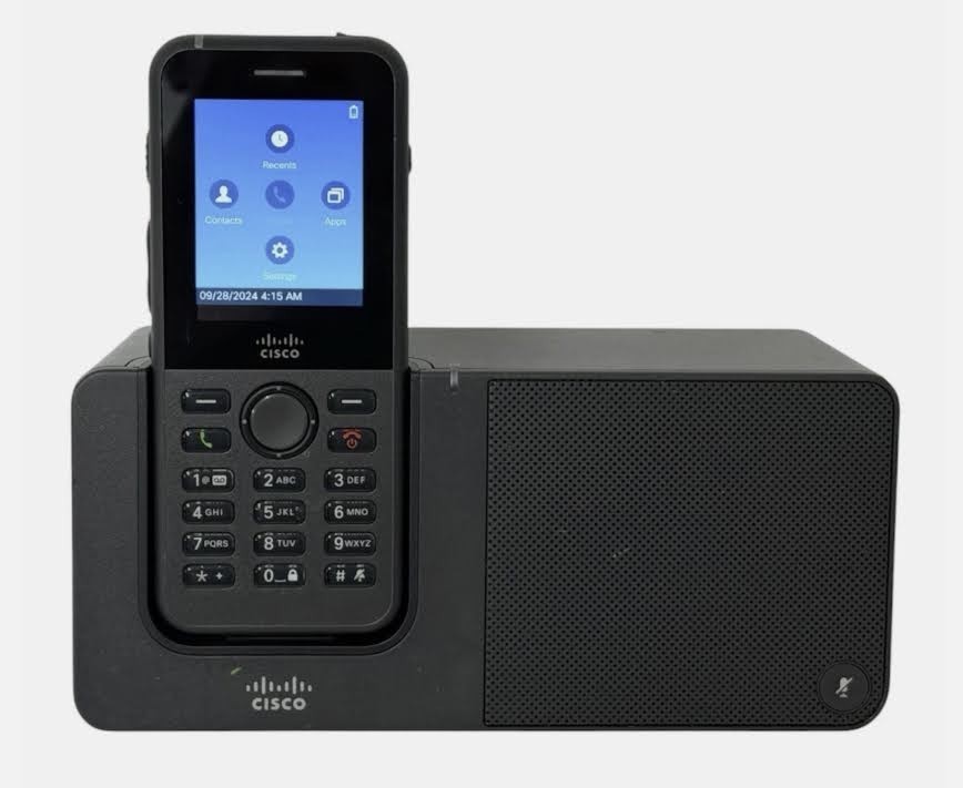 Cisco CP-8821-K9-BUN Wireless Phone And CP-DSKCH-8821-BUN Unused Open Box