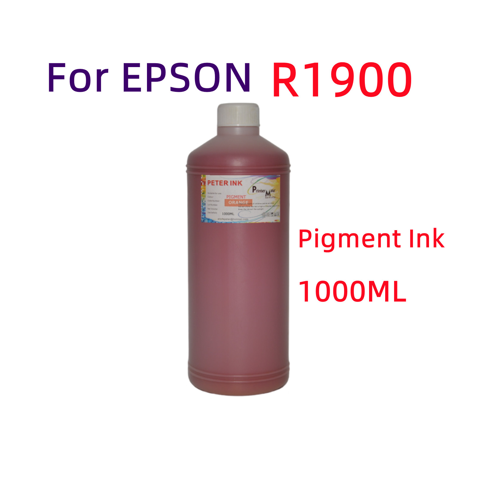 1000ML Premium Pigment Orange refill ink for R1900 printer T0879 879 cartridge