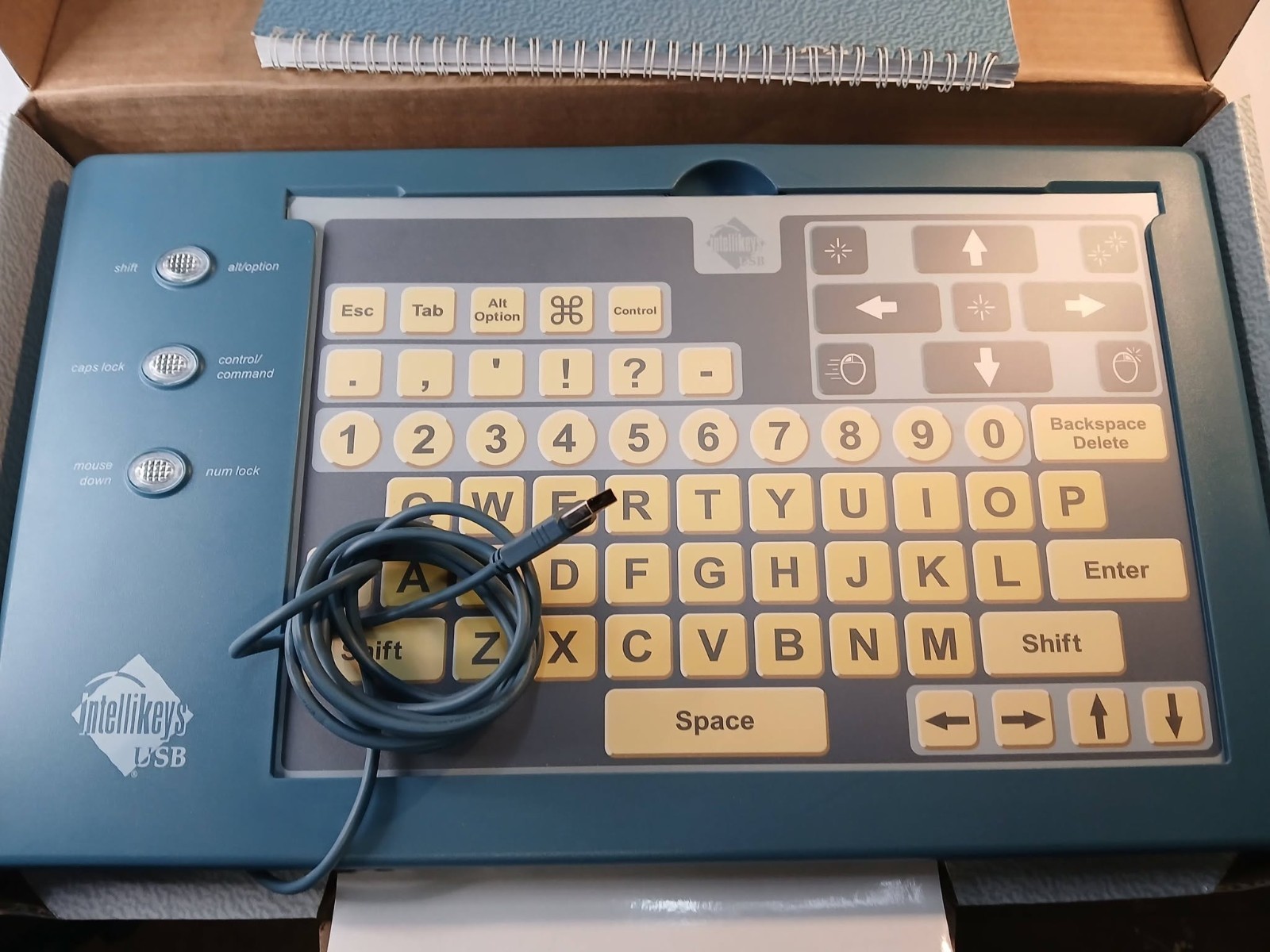 Intellitools Intellikeys USB Keyboard Adaptive Learning Board with Overlays