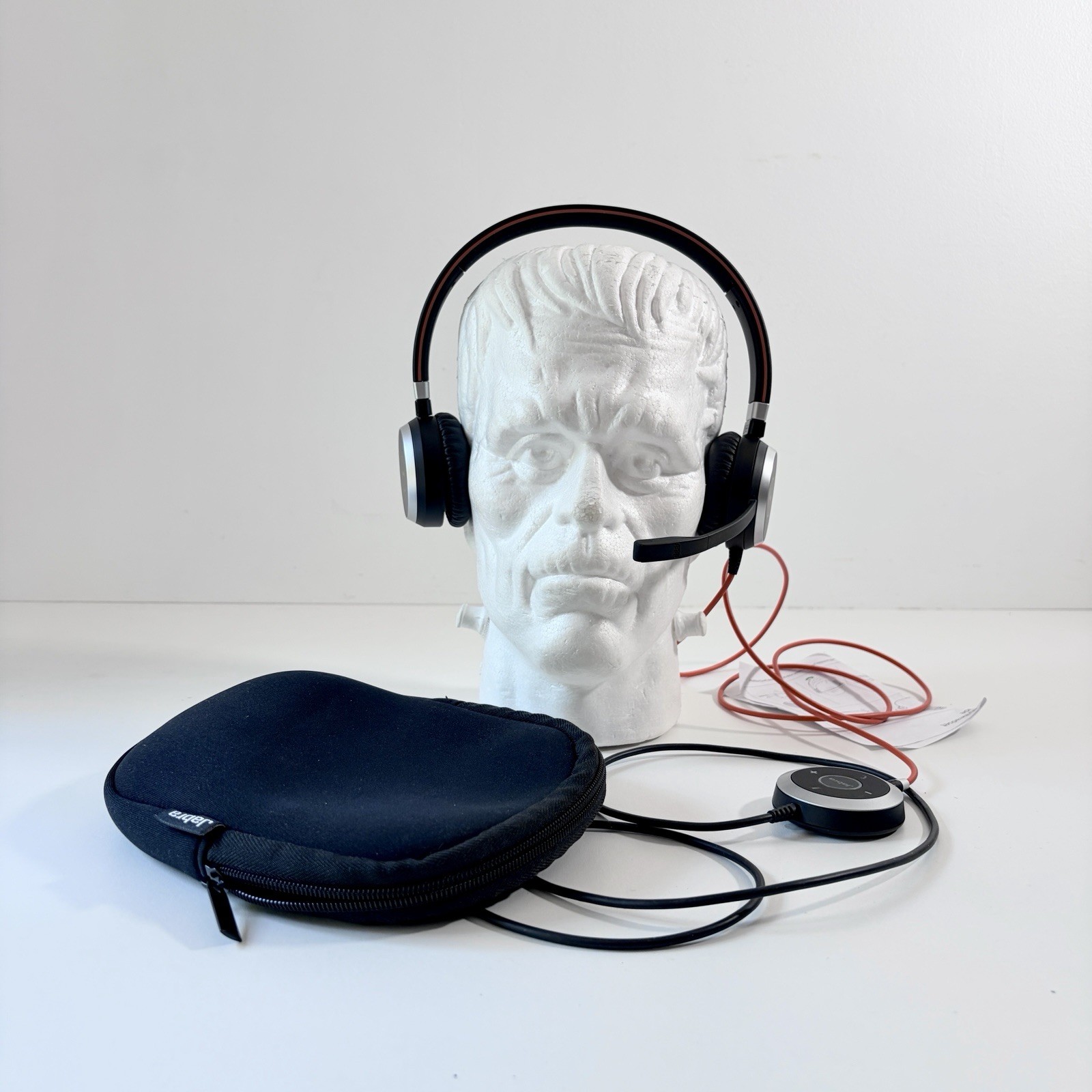 Jabra Evolve 40 MS Stereo USB-A Teams Headset 6399-823-109 HSC017 ENC010 Case