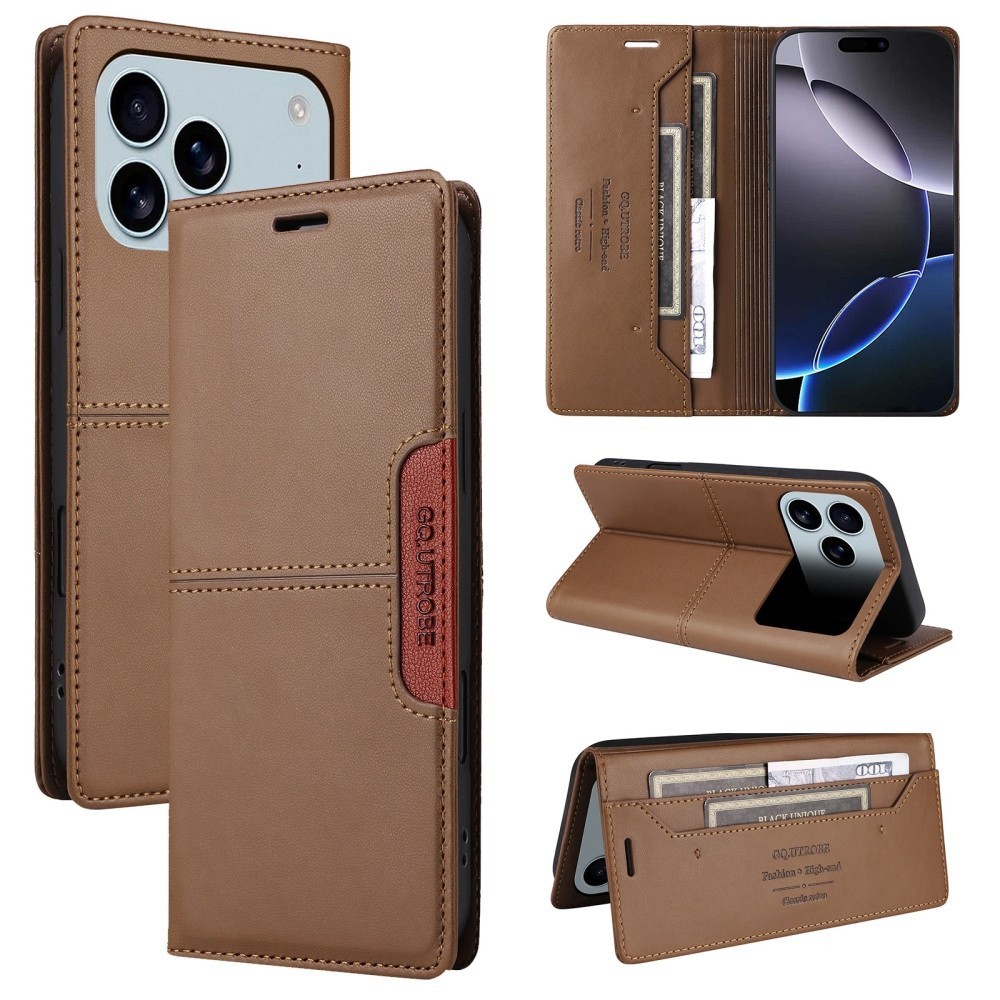 Flip Magnetic Card Wallet Cover Case For 17 16 15 14 13 12 11 Pro Max 8 7 16E