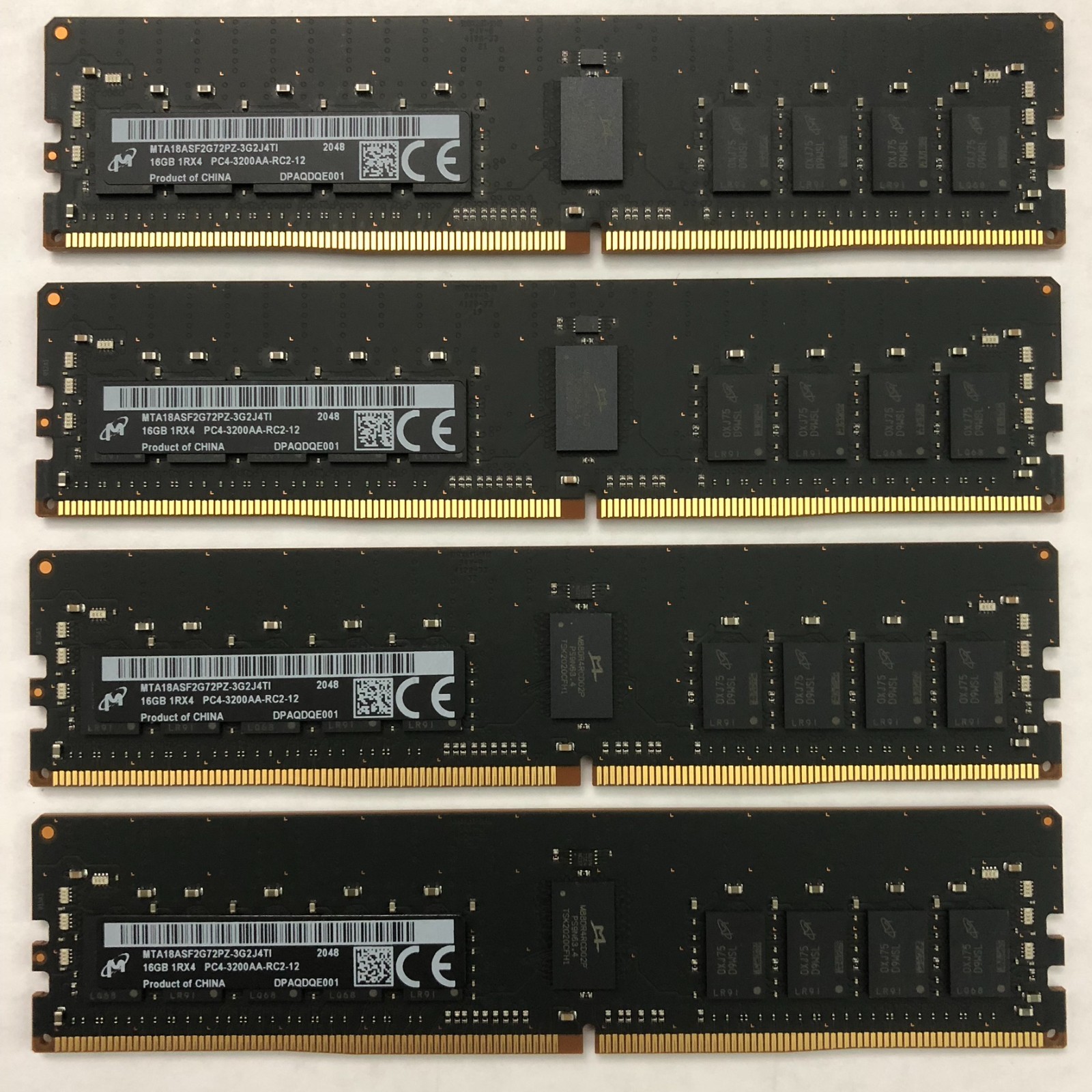 Micron 64GB (4x16GB)  1Rx4 PC4-3200AA DDR4 RDIMM