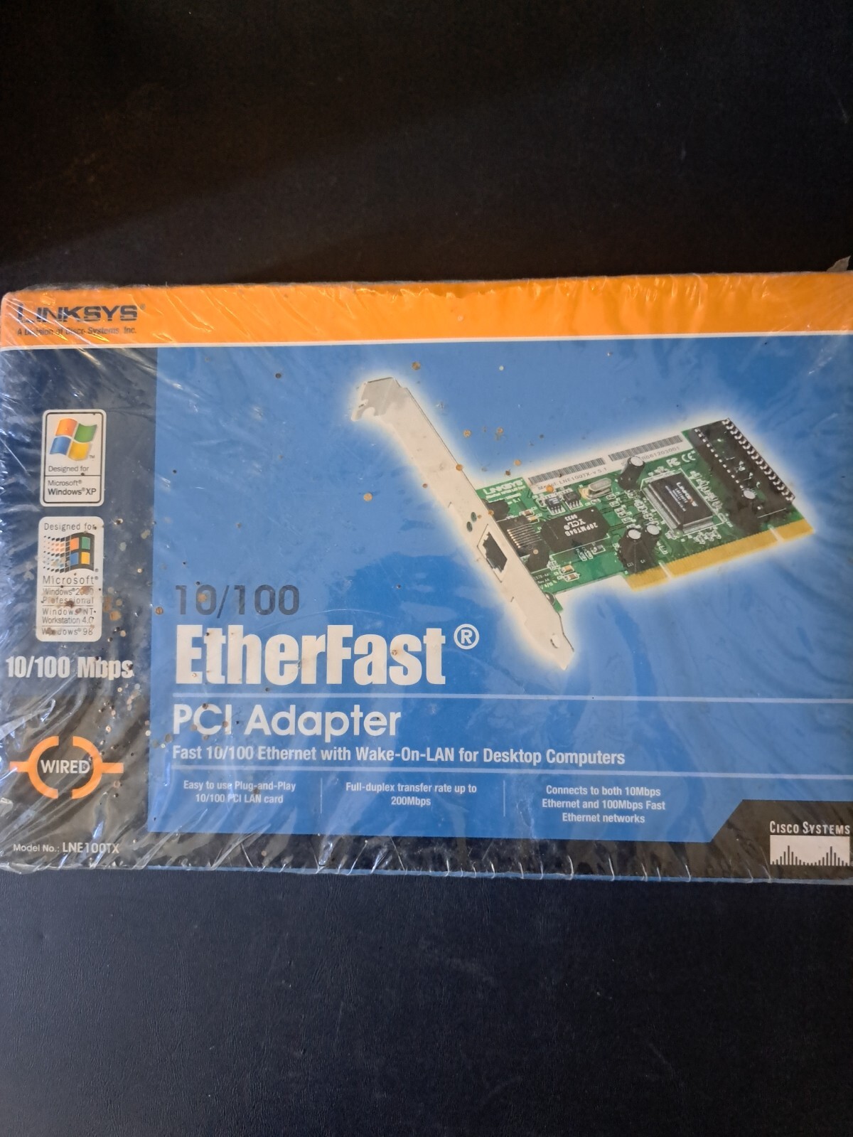 Linksys EtherFast 10/100 PCI Adapter Wired LAN Card For Desktop Computers