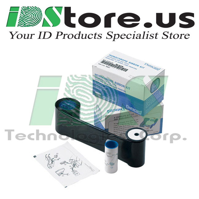 New Datacard 532000-004 White Monochrome Ribbon - 1500 prints