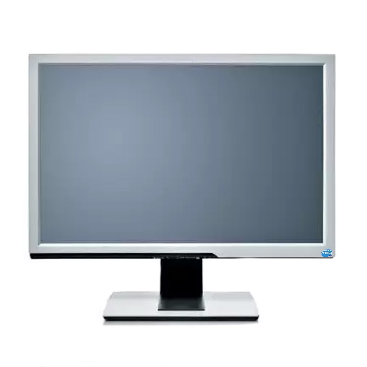 Simpletek 24" IPS Monitor 16:10 Full HD HDMI DVI VGA Hub VESA White