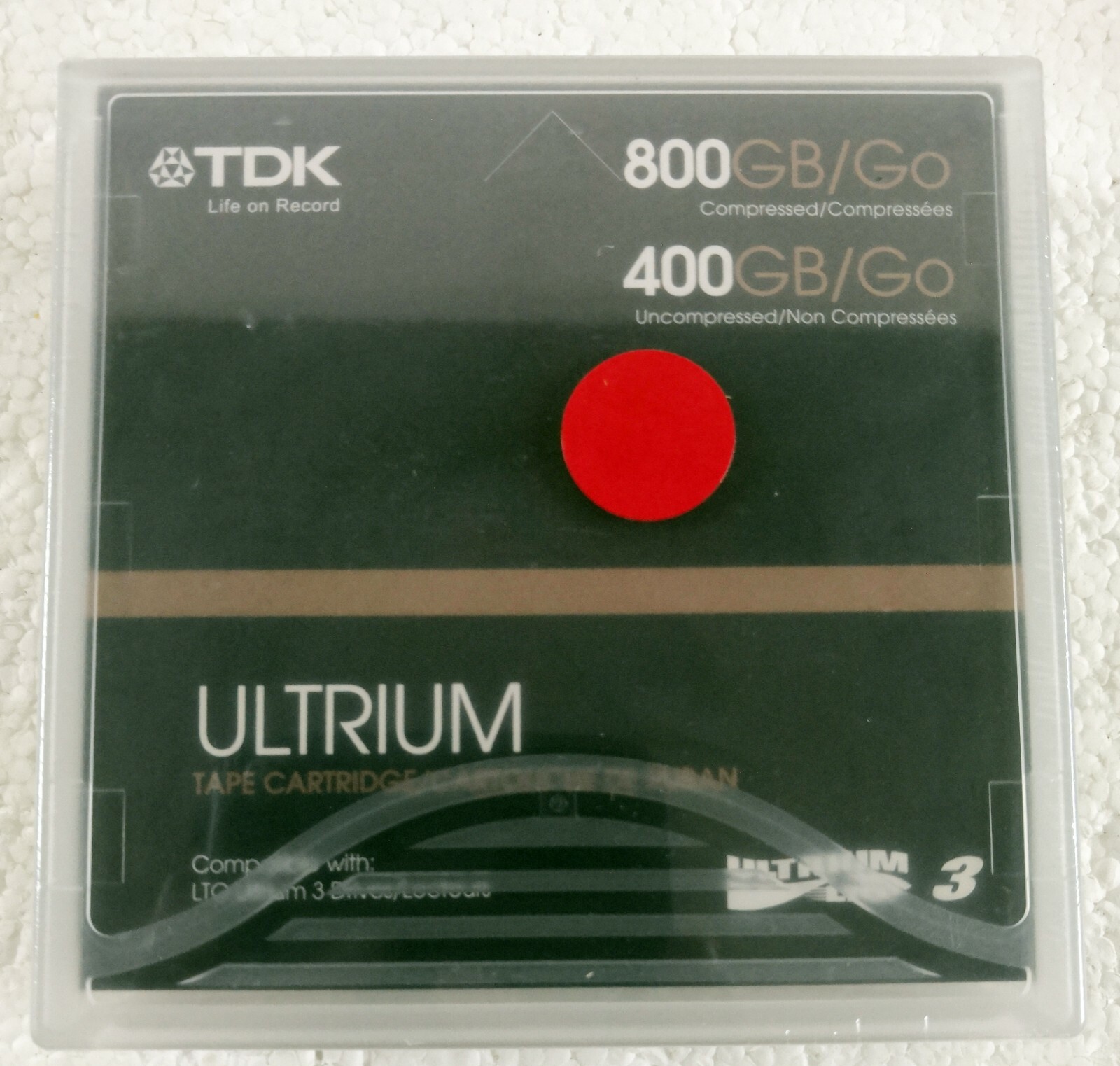 Lot 2 TDK D2406-LTO3 400/800GB LTO Ultrium 3 Data Cartridge 