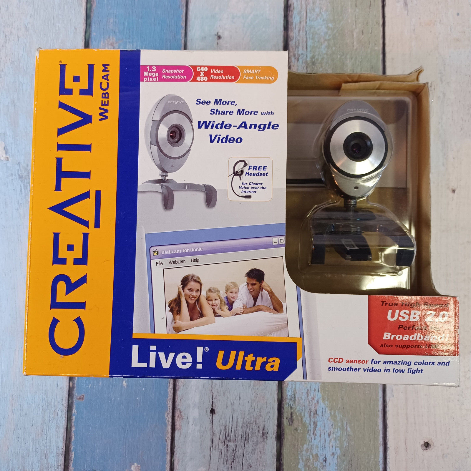 CREATIVE Live Ultra Wide Angle Web Cam W/ Headset
