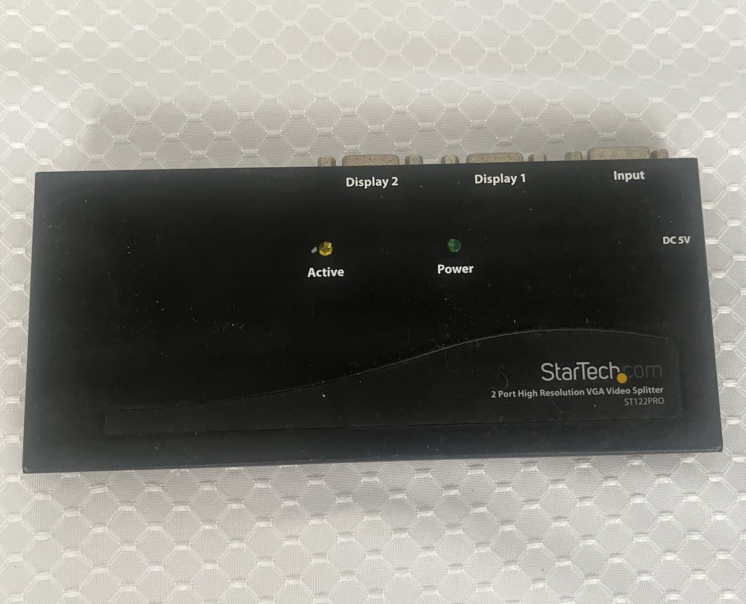 StarTech.com ST122PRO Powered 2-Port 1:2 VGA Splitter Switch (no power cord)