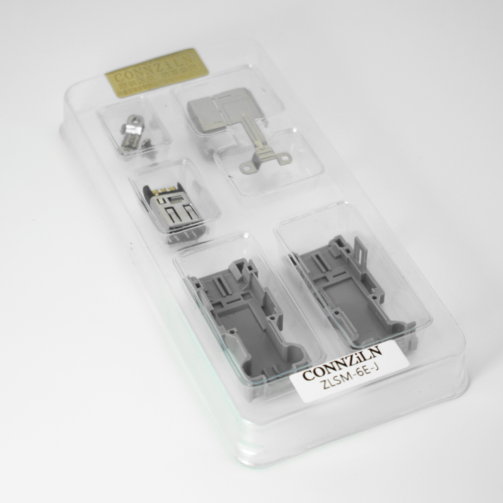10 sets SM-6E 54280-0609 1394 6pin Female Connector Replace For JZSP-CMP9-2-E