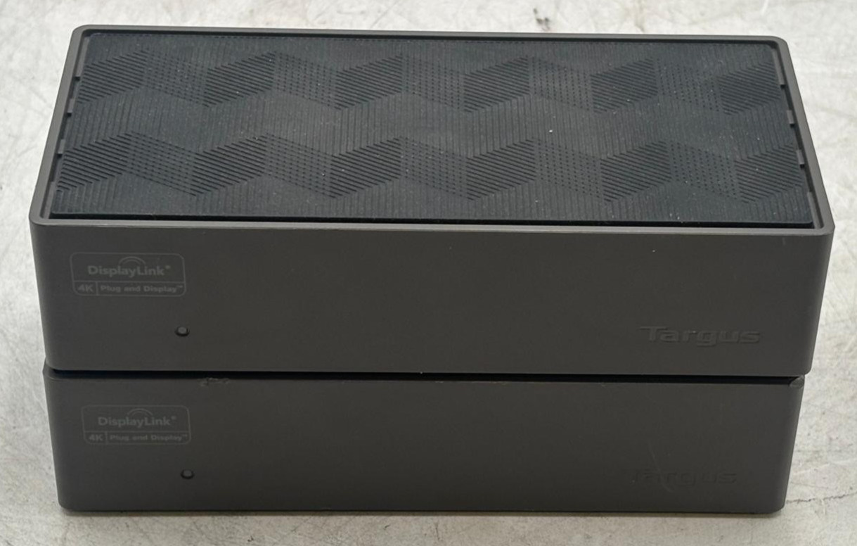 Lot of 2 Targus DOCK190 Universal 4K Docking Station DOCK190USZ-85