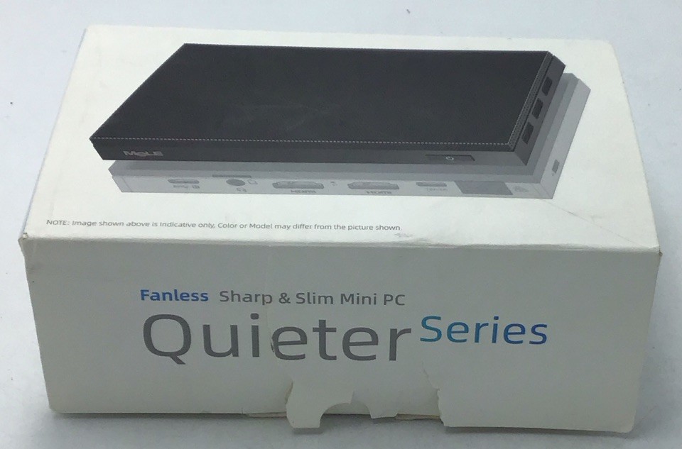 MeLE Quieter2Q Fanless Windows 11 Pro Portable Desktop Mini PC