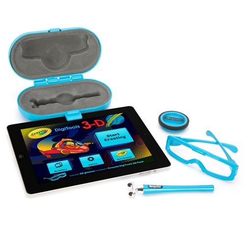 Griffin GC35974 Crayola DigiTools 3-D Pack for iPad (Blue) 