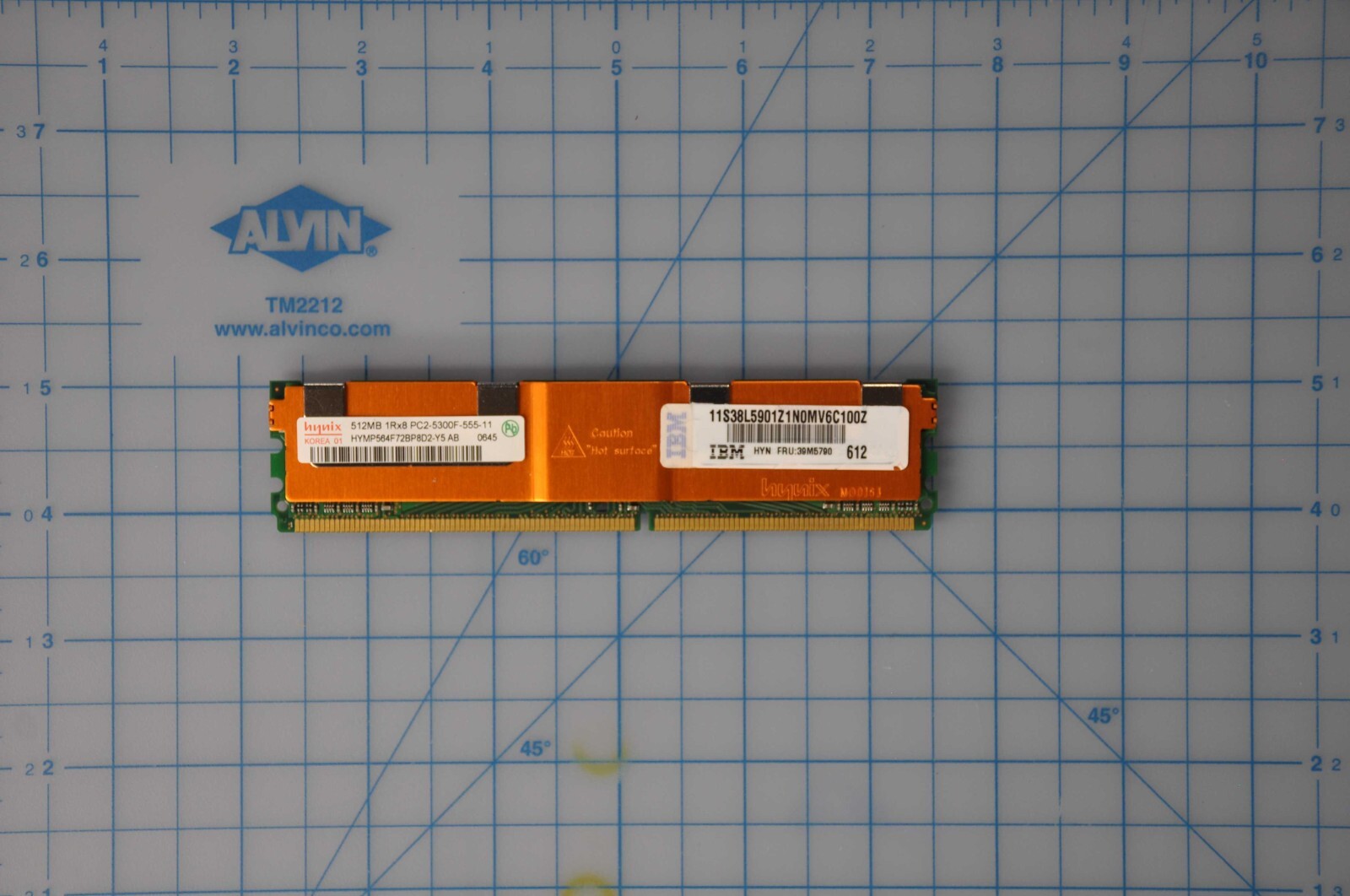 HYNIX 512MB DDR2 FB ECC PC2-5300 667Mhz 1Rx8 Memory Grade A HYMP564F72BP8D2-Y5