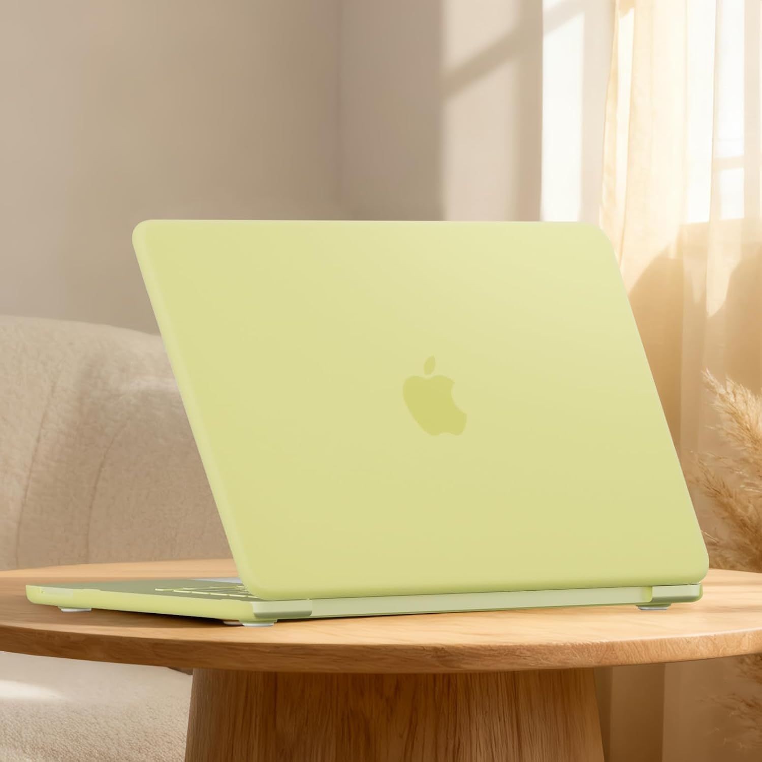 Matte Finish Case for MacBook Neo 13 inch 2026 Model A3404, Citrus Clear