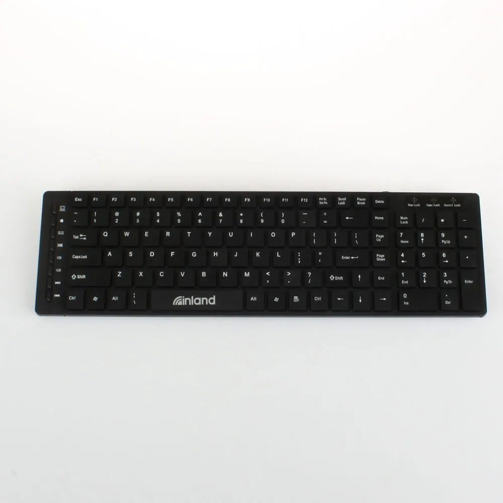 INLAND 70139 Inland Slim USB Keyboard - Compact Design