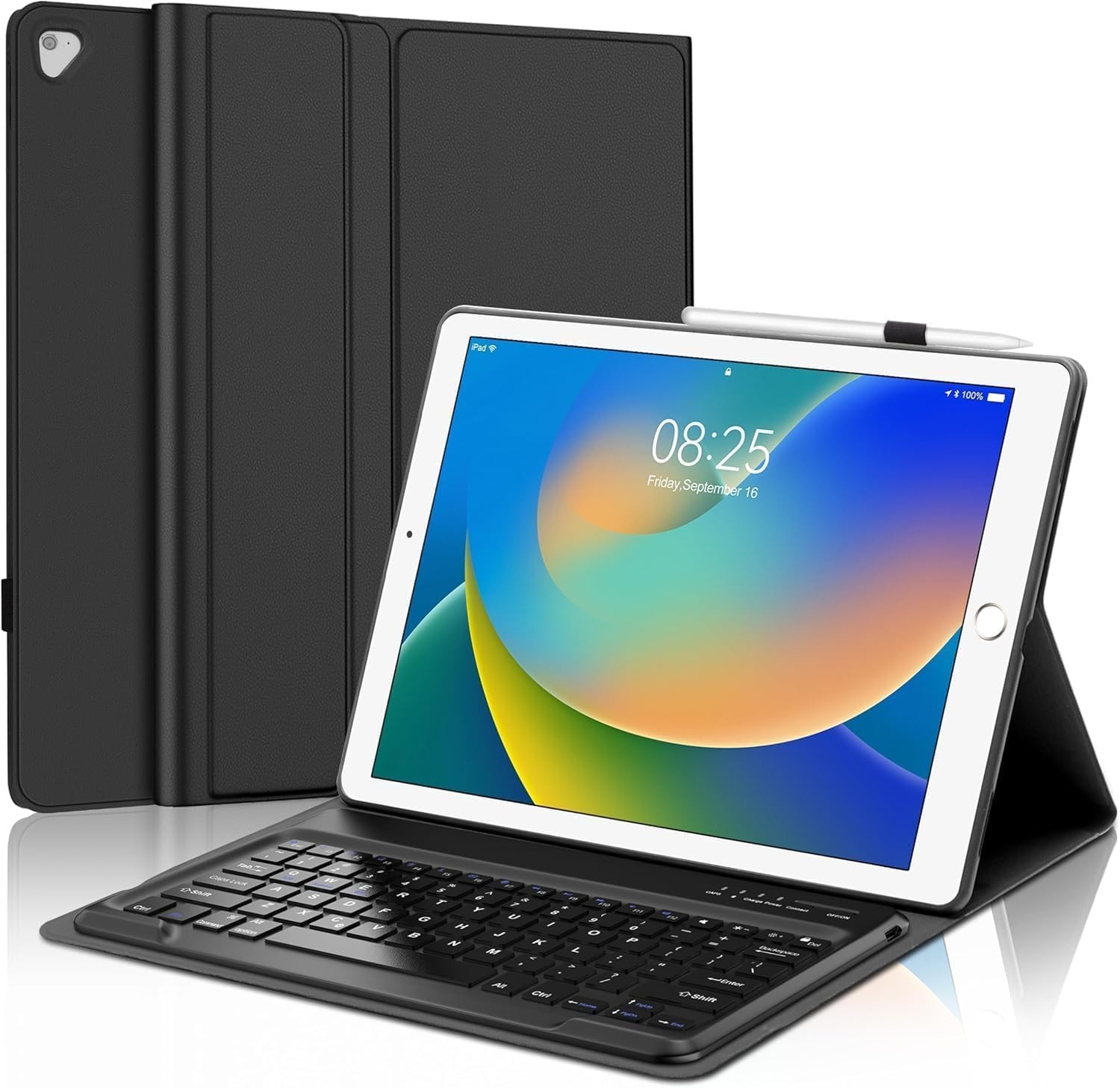 for iPad Pro 12.9 Case with Keyboard Magnetic Detachable Wireless Slim