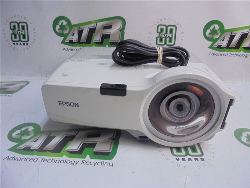 Epson PowerLite 410W Projector Short Throw WXGA 2000 Lumens Tested