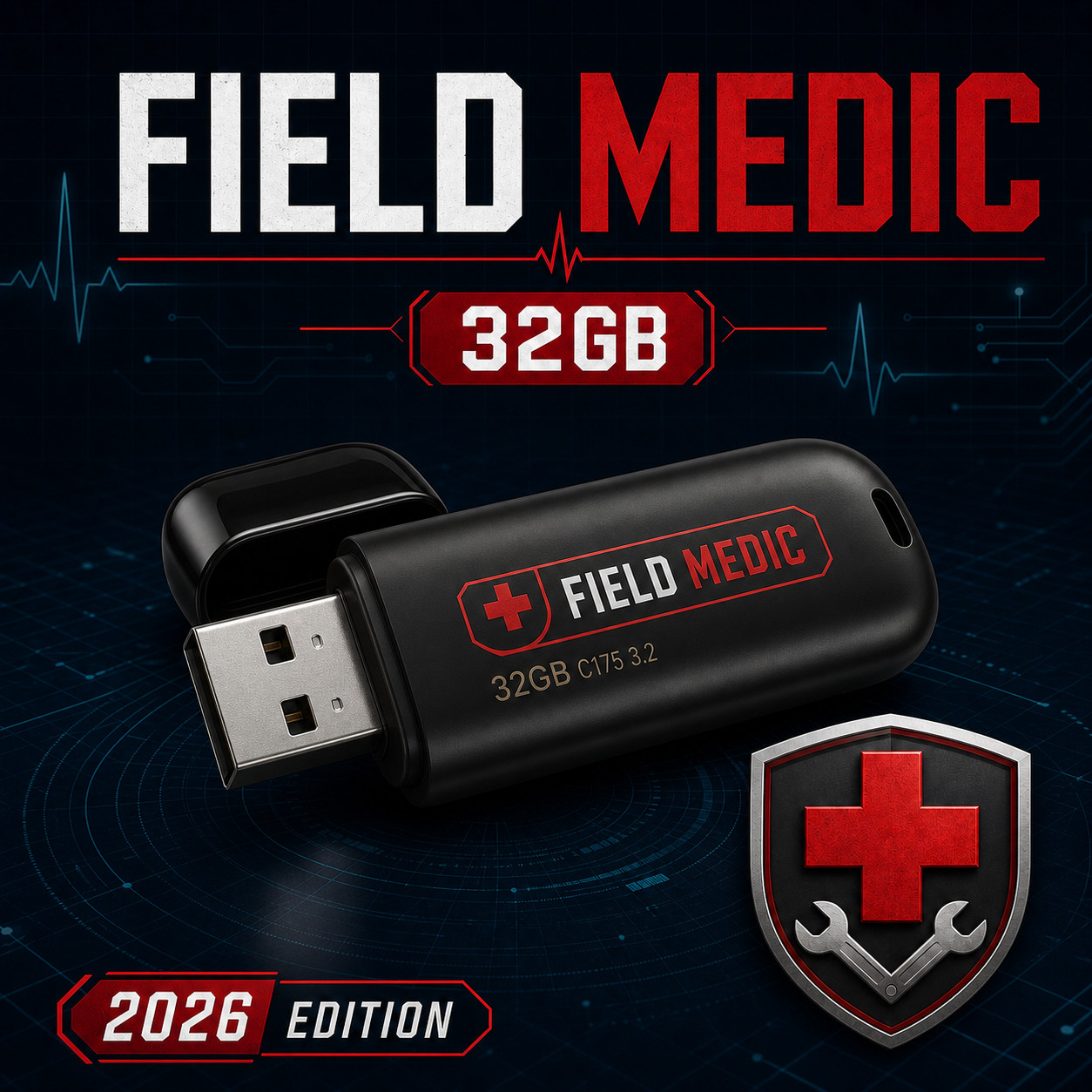 Ultimate USB v3 512GB 82-in-1 Multiboot USB SSD Recovery Toolkit