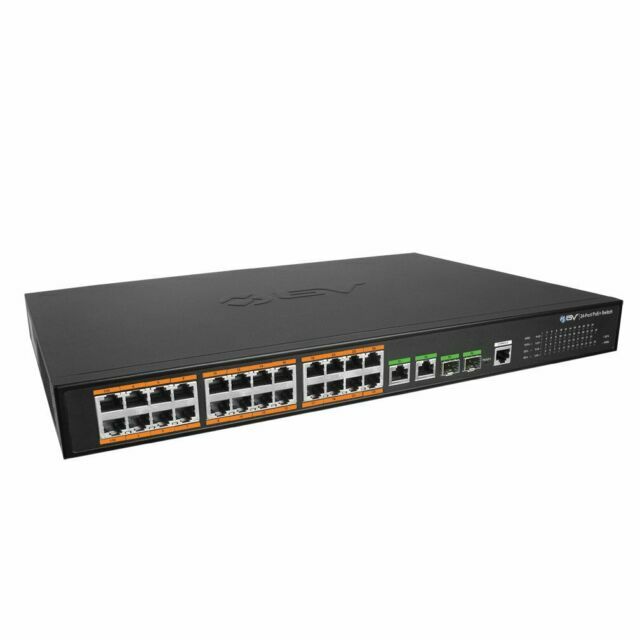 BV-Tech (POE-SW2404-MG) 26 Port PoE Managed Switch Networking Device