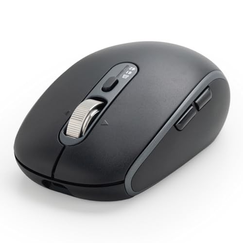 ELECOM Precisionist Wireless Mouse Quiet Rechargeable Bluetooth 2.4GHz 8 Buttons