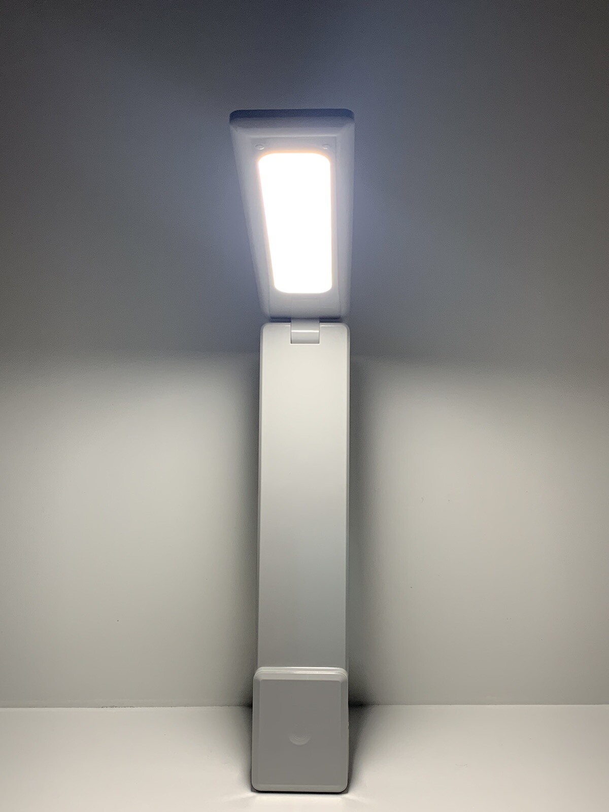 Living Glow Rechargeable Table Reading Lamp 3 Light Modes Adjustable Foldable
