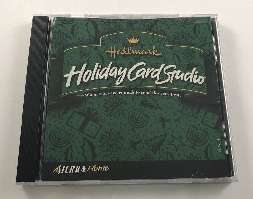 HALLMARK Holiday Card Studio : CD-ROM PC WIN 98/ME/2000/XP