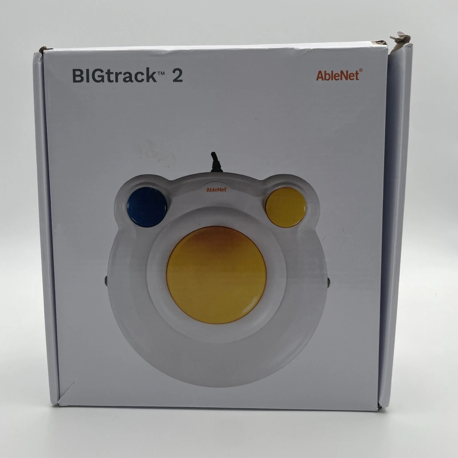 AbleNet BIGtrack 2 Trackball Mouse - Open Box / USB Plug - For Special Needs