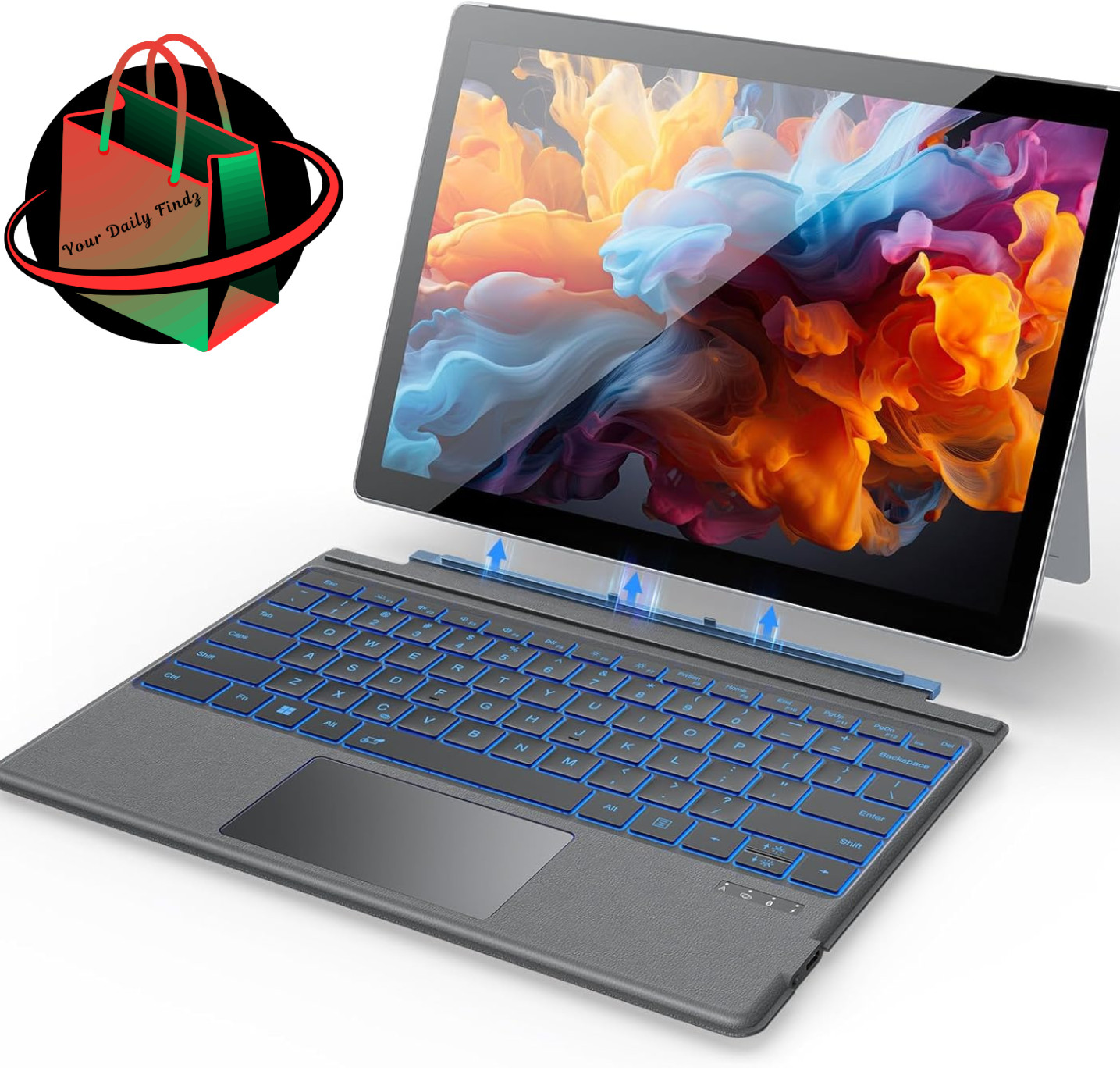 OMOTON Bluetooth Keyboard Compatible with Microsoft Surface Pro 7/7+/6/5/4/3,