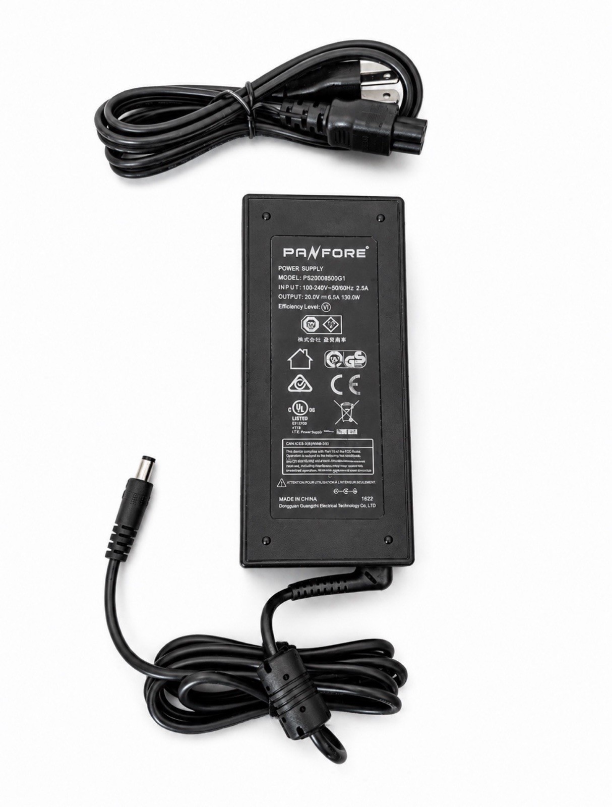 Free Shipping, Hardly Used PANFORE 20V 5A 100W Power Supply PS200D05000G1