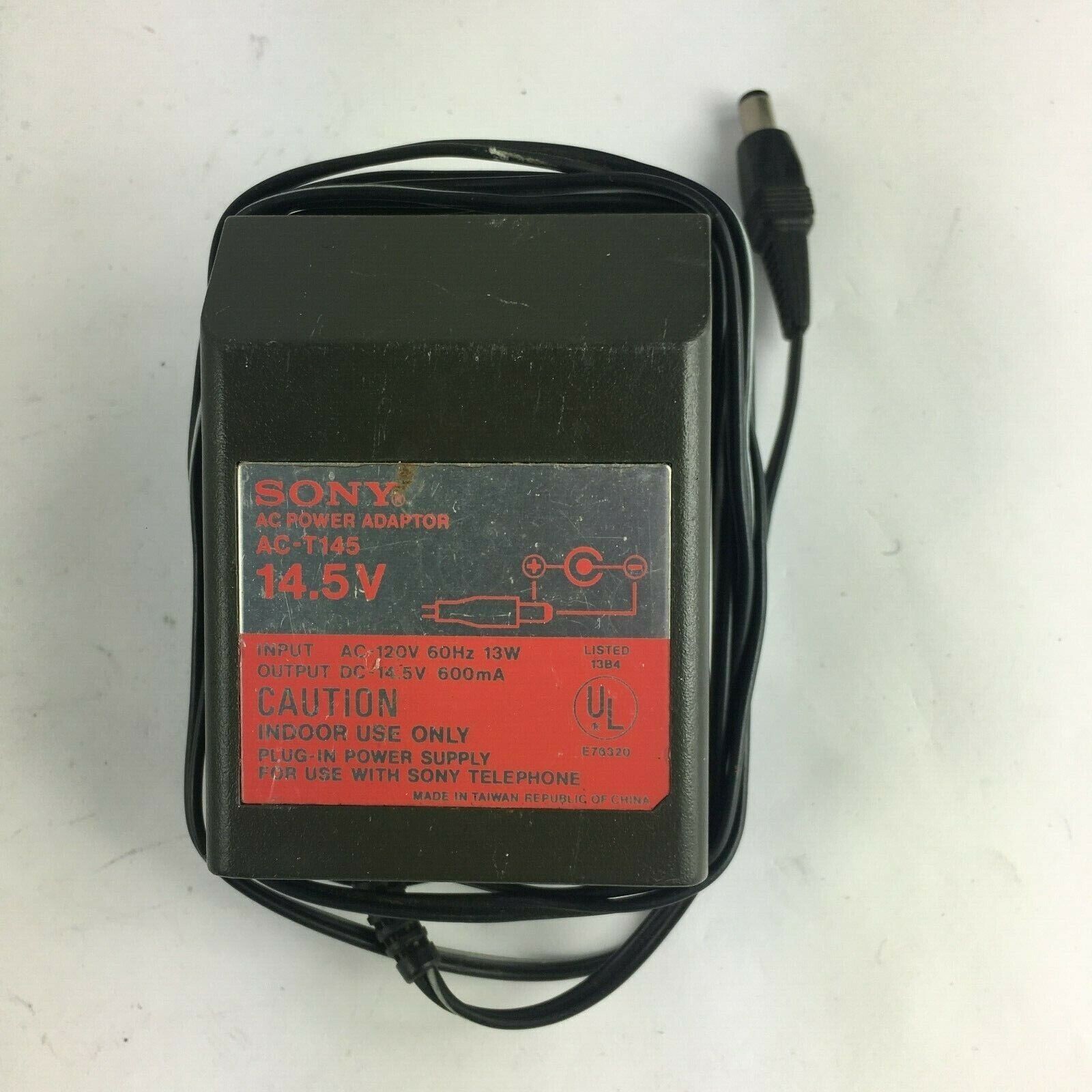 Genuine SONY AC-T145 Output 14.5V 600mA Power Supply Adapter A6